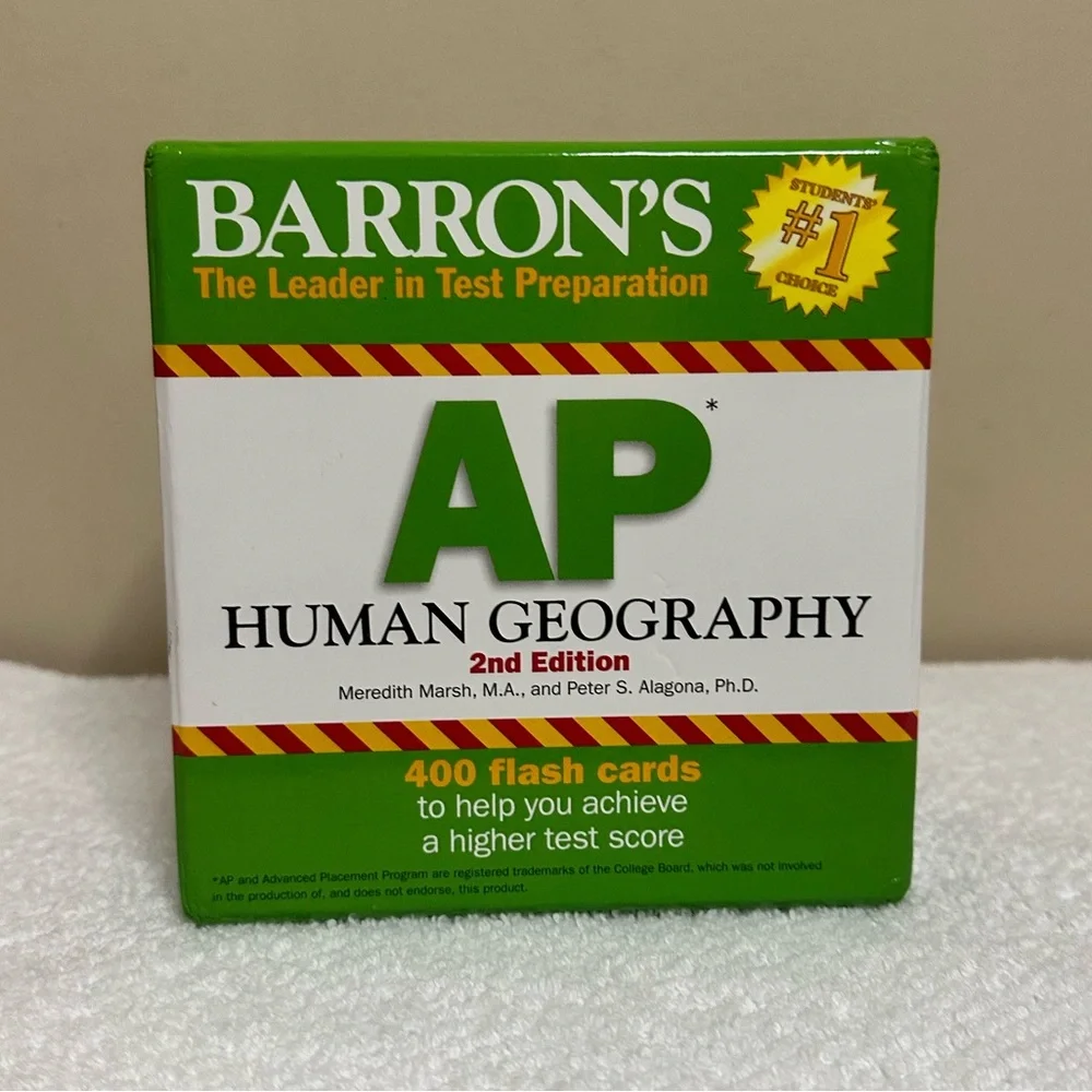 Barron's AP Human Geography Flash Cards